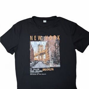 Black New York Graphic Tee